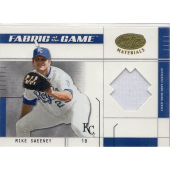 2003 Leaf Certified Materials Fabric of the Game #104BA Mike Sweeney BA/100