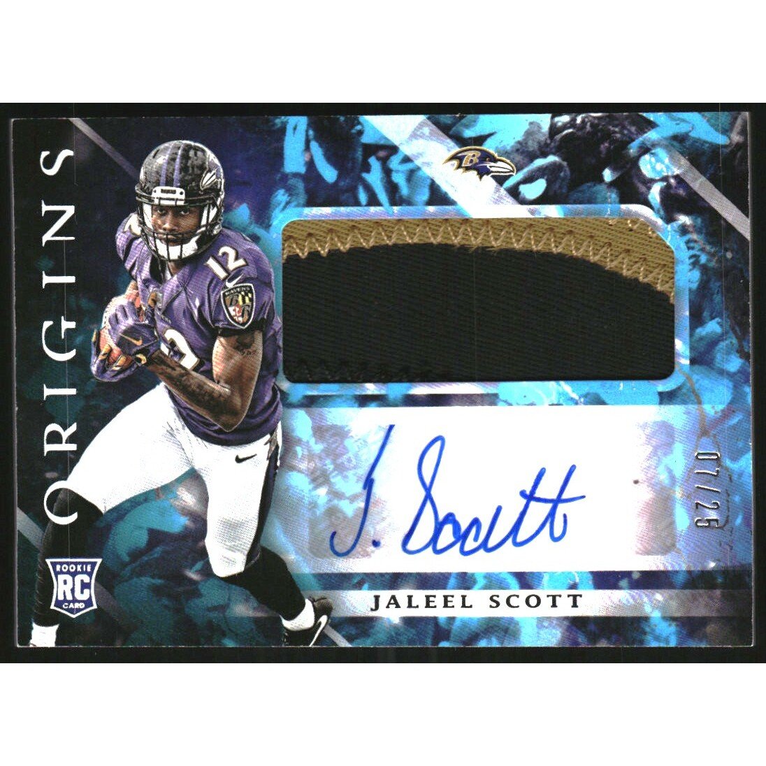 2018 Panini Origins Rookie Signatures Red #31 Jaylen Samuels/99. rookie card picture