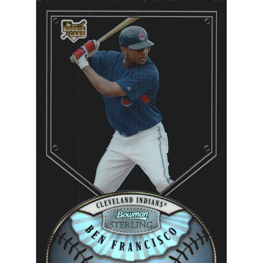 2007 Bowman Sterling Black Refractors #BF Ben Francisco. rookie card picture