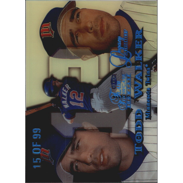 1999 Flair Showcase Legacy Collection Row 1 #86 Todd Walker