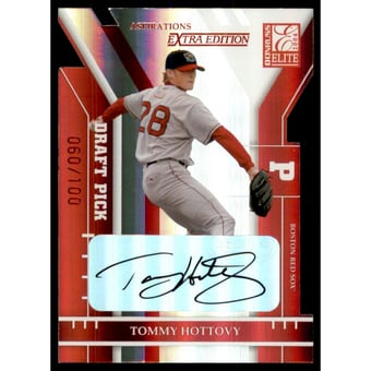 2004 Donruss Elite Extra Edition Signature Aspirations #283 Tommy Hottovy DP/100