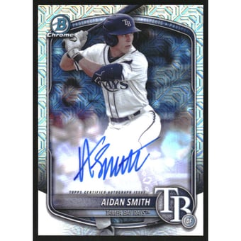 2025 Bowman Chrome Mega Box Prospect Autographs #BMAAS Aidan Smith