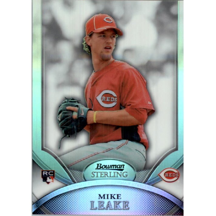 2010 Bowman Sterling Refractors #13 Mike Leake. rookie card picture