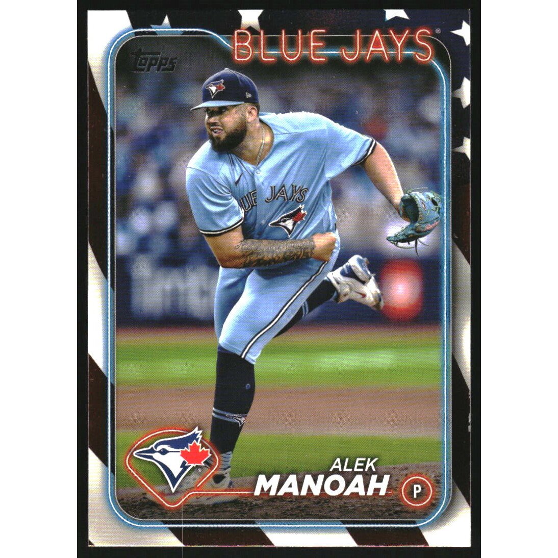 2024 Topps Independence Day #675 Alek Manoah. rookie card picture
