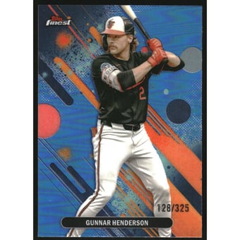 2025 Finest Sky Blue Refractors #5 Gunnar Henderson