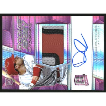 2019 Panini Spectra Neon Pink #134 David Fletcher JSY AU/49