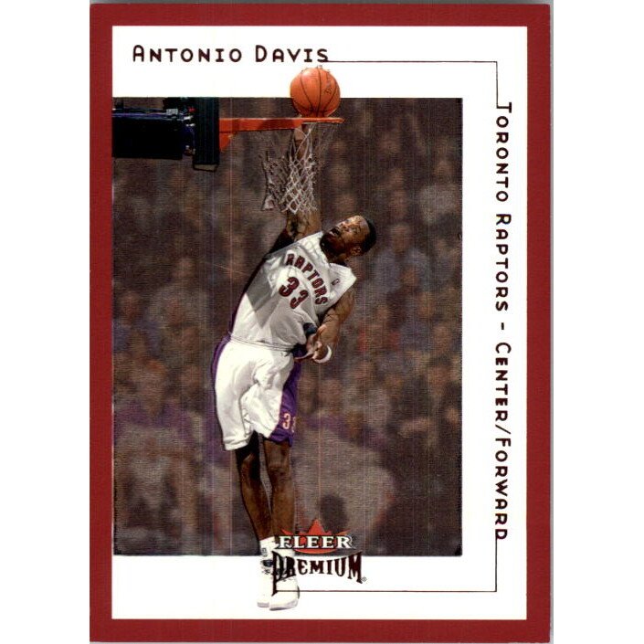 2001-02 Fleer Premium Star Rubies #92 Antonio Davis. rookie card picture