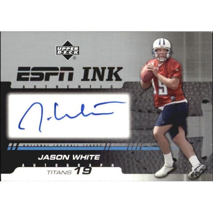 2005 Upper Deck ESPN Ink #JW Jason White. rookie card picture