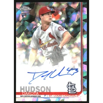 2019 Topps Chrome Sapphire Rookie Autographs #CSADH Dakota Hudson