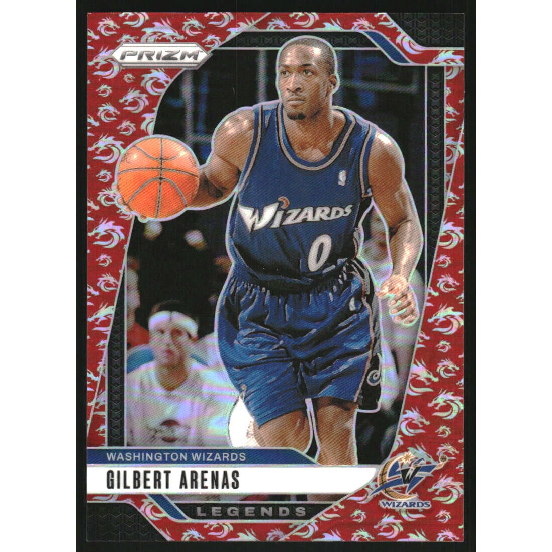 2024-25 Panini Prizm Prizms Dragon Year #275 Gilbert Arenas. rookie card picture