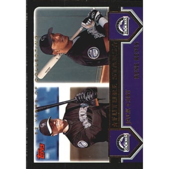 2003 Topps Black #327 J.Cust/R.Reyes FS