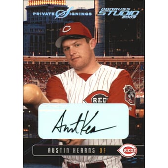 2003 Studio Private Signings #115 Austin Kearns/25