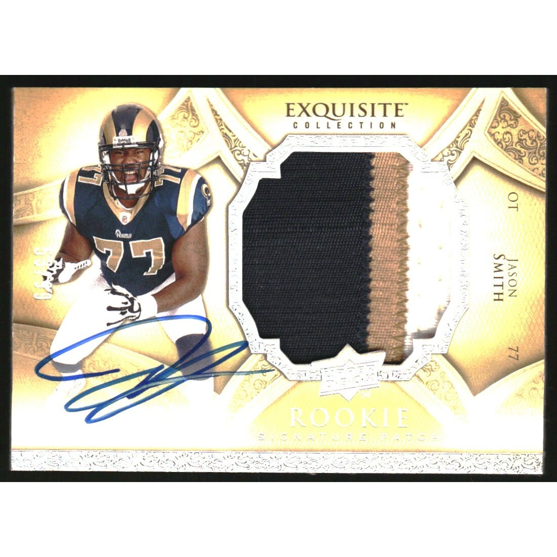 2009 Exquisite Collection Rookie Silver Holofoil #176 Jason Smith JSY AU