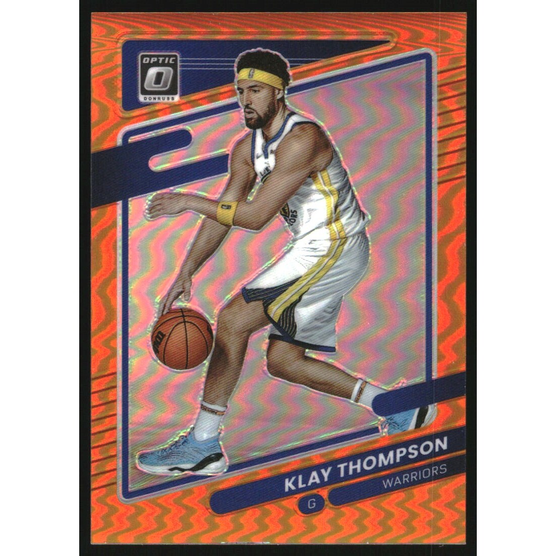 2021-22 Donruss Optic Orange #124 Klay Thompson 2021-22 Donruss Optic Orange #124 Klay Thompson