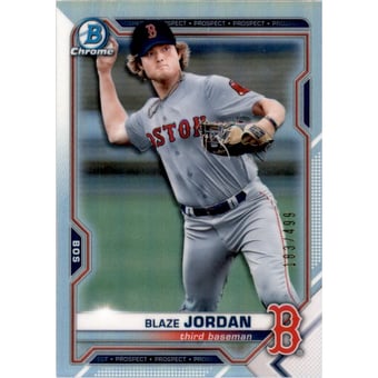 2021 Bowman Chrome Prospects Refractors #BCP195 Blaze Jordan