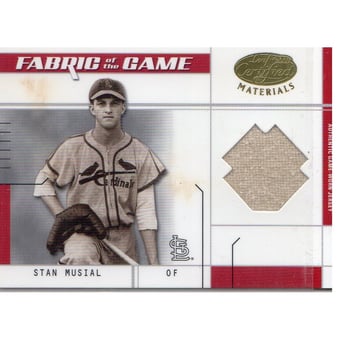 2003 Leaf Certified Materials Fabric of the Game #29BA Stan Musial BA/10