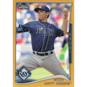 2014 Topps Chrome Gold Refractors #102 Matt Moore