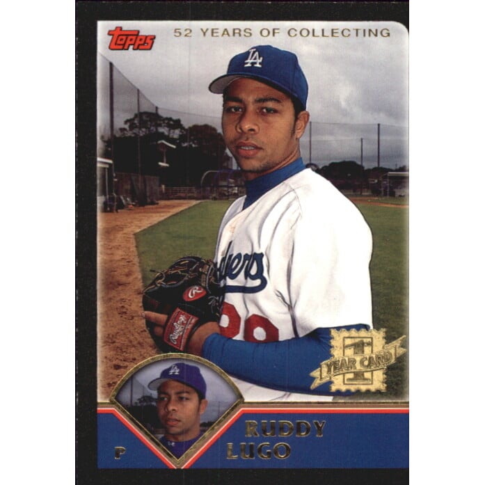 2003 Topps Black #312 Ruddy Lugo FY. rookie card picture