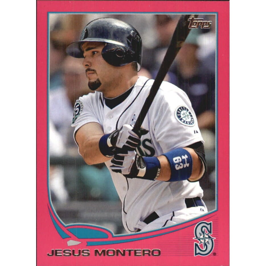 2013 Topps Mini Pink #459 Jesus Montero. rookie card picture
