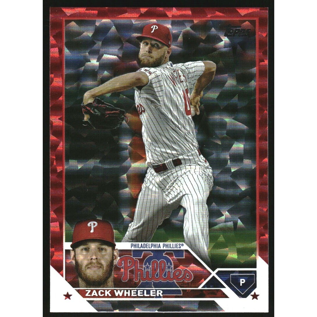 2023 Topps Red Foil #511 Zack Wheeler. rookie card picture