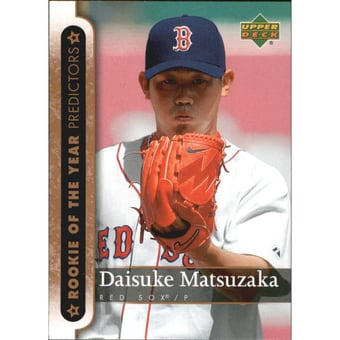 2007 Upper Deck Rookie of the Year Predictor #ROY7 Daisuke Matsuzaka