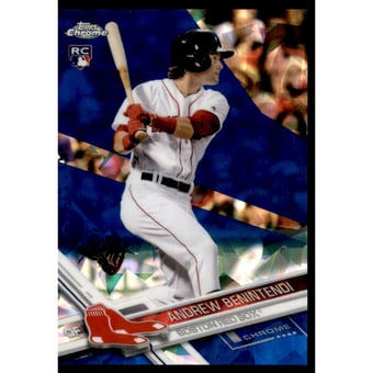 2017 Topps Chrome Sapphire Edition #283 Andrew Benintendi