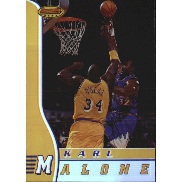 1996-97 Bowman's Best Refractors #55 Karl Malone. rookie card picture