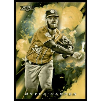 2018 Topps Fire Cannons Gold #C15 Bryce Harper
