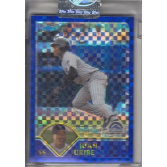 2003 Topps Chrome Uncirculated X-Fractors #141 Juan Uribe
