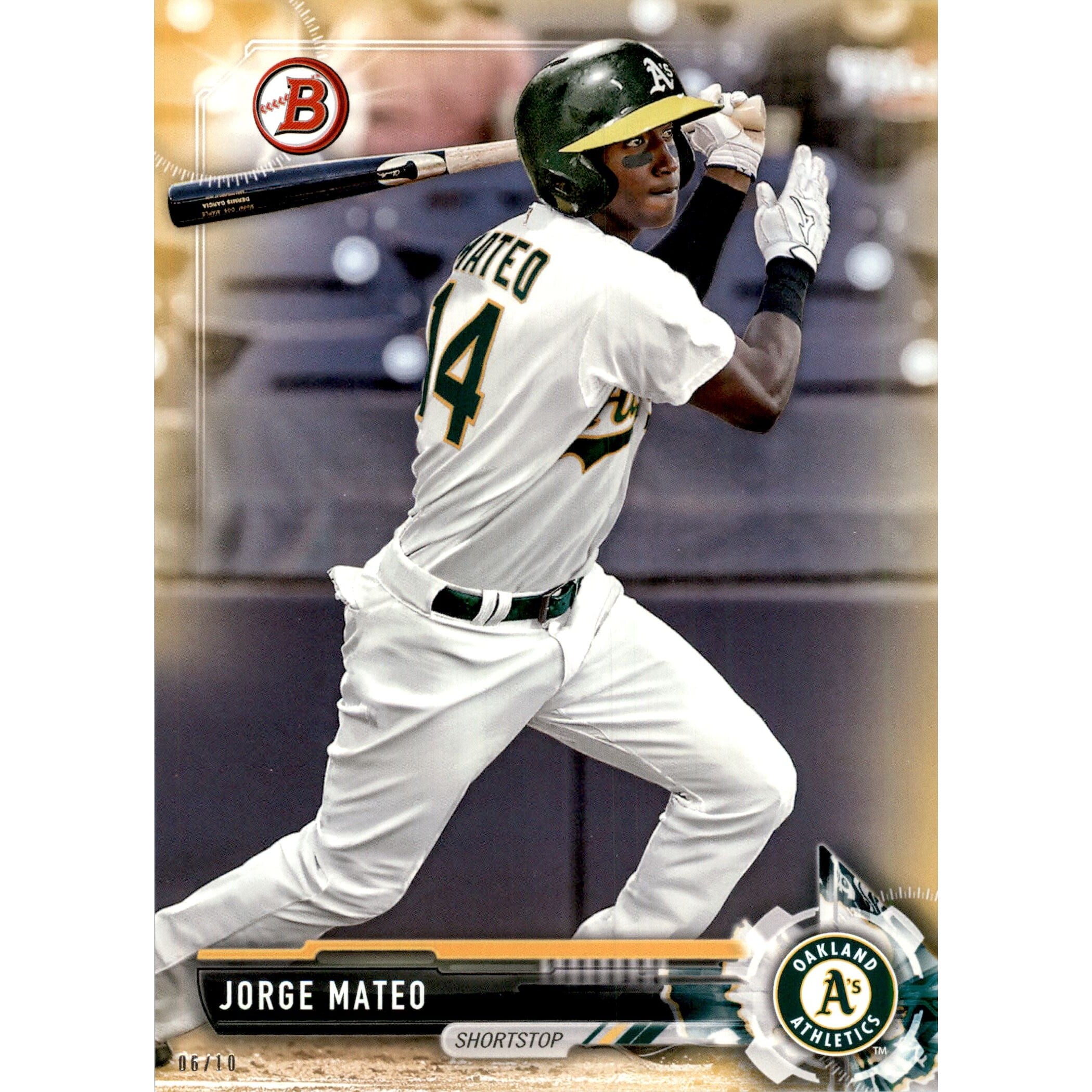 2017 Bowman Draft 5x7 Gold #BD50 Jorge Mateo. rookie card picture