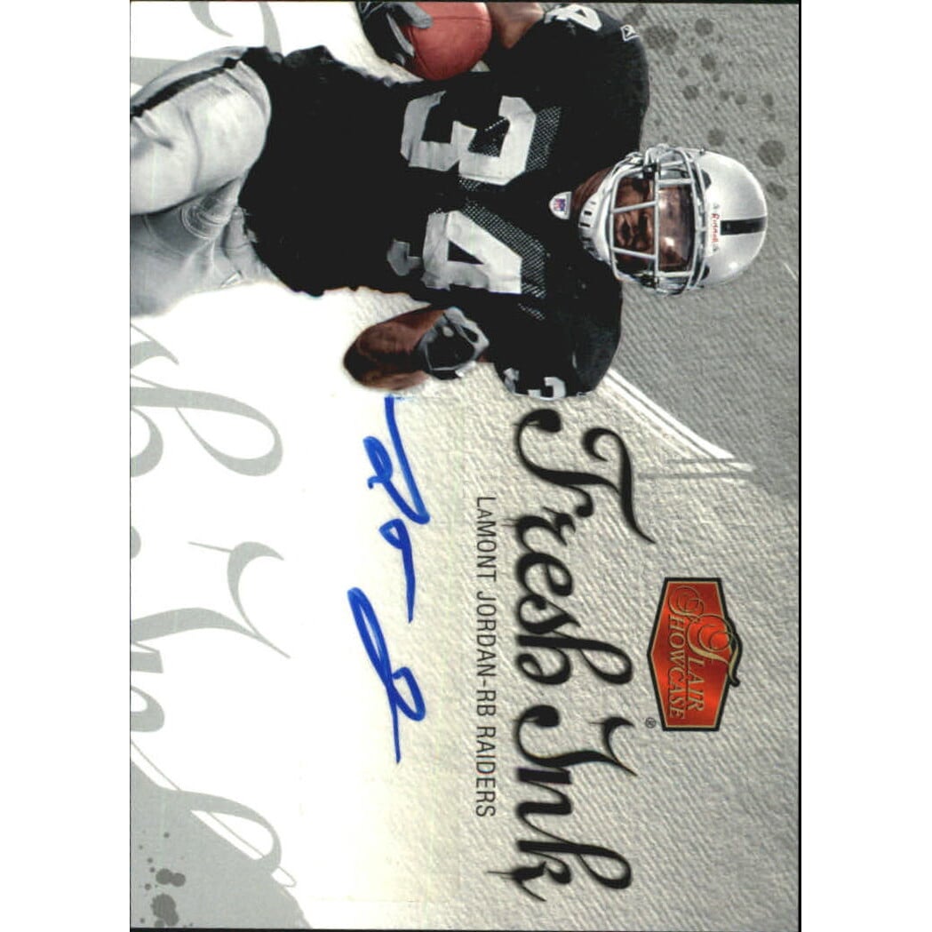 2006 Flair Showcase Fresh Ink #FILJ LaMont Jordan SP