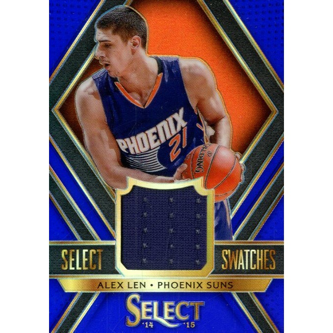 2014-15 Select Swatches Prizms Purple #1 Alex Len 2014-15 Select Swatches Prizms Purple #1 Alex Len