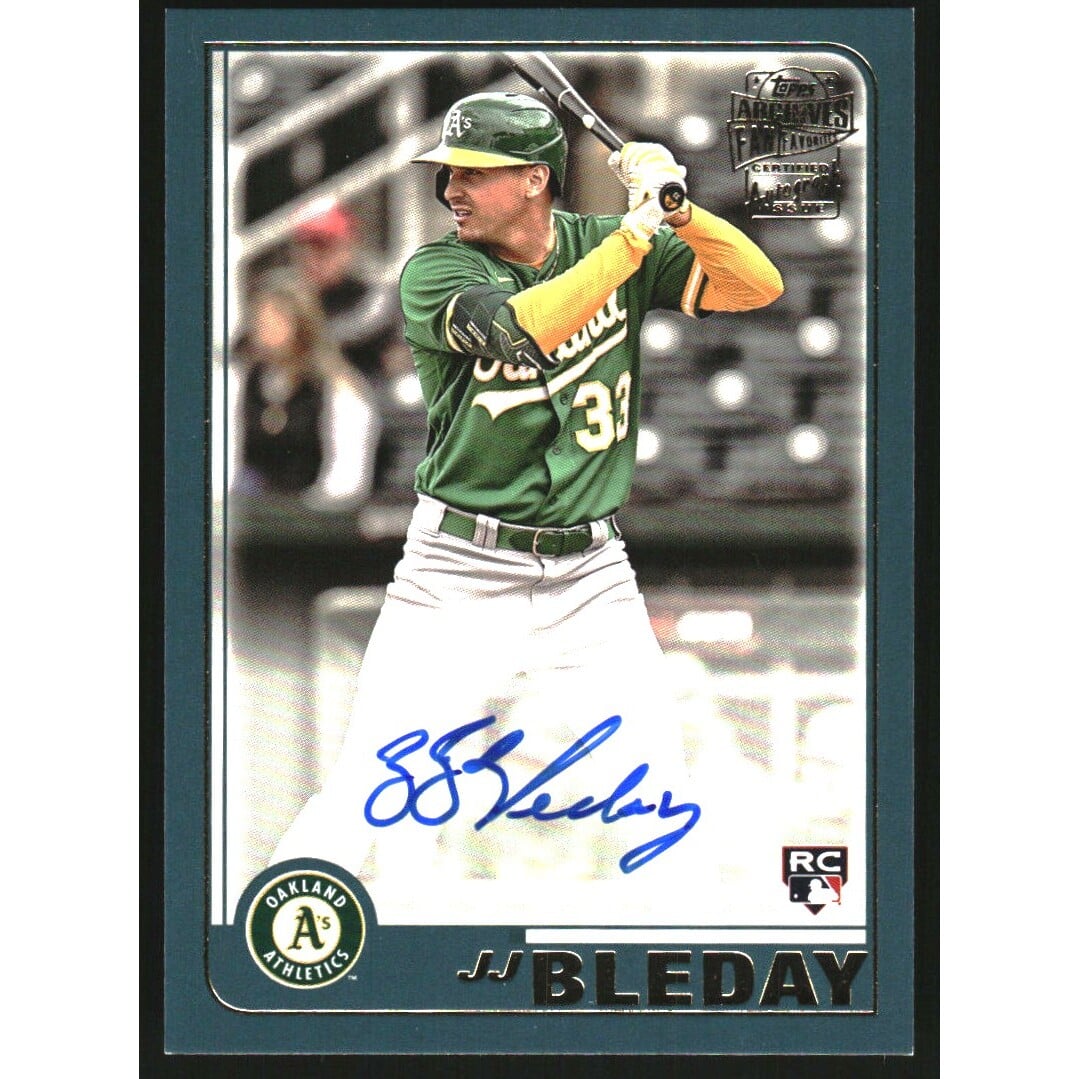 2023 Topps Archives '01 Fan Favorites Autographs #01FFJB JJ Bleday. rookie card picture