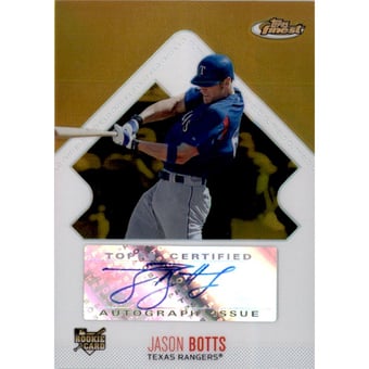 2006 Finest Refractors Gold #145 Jason Botts AU