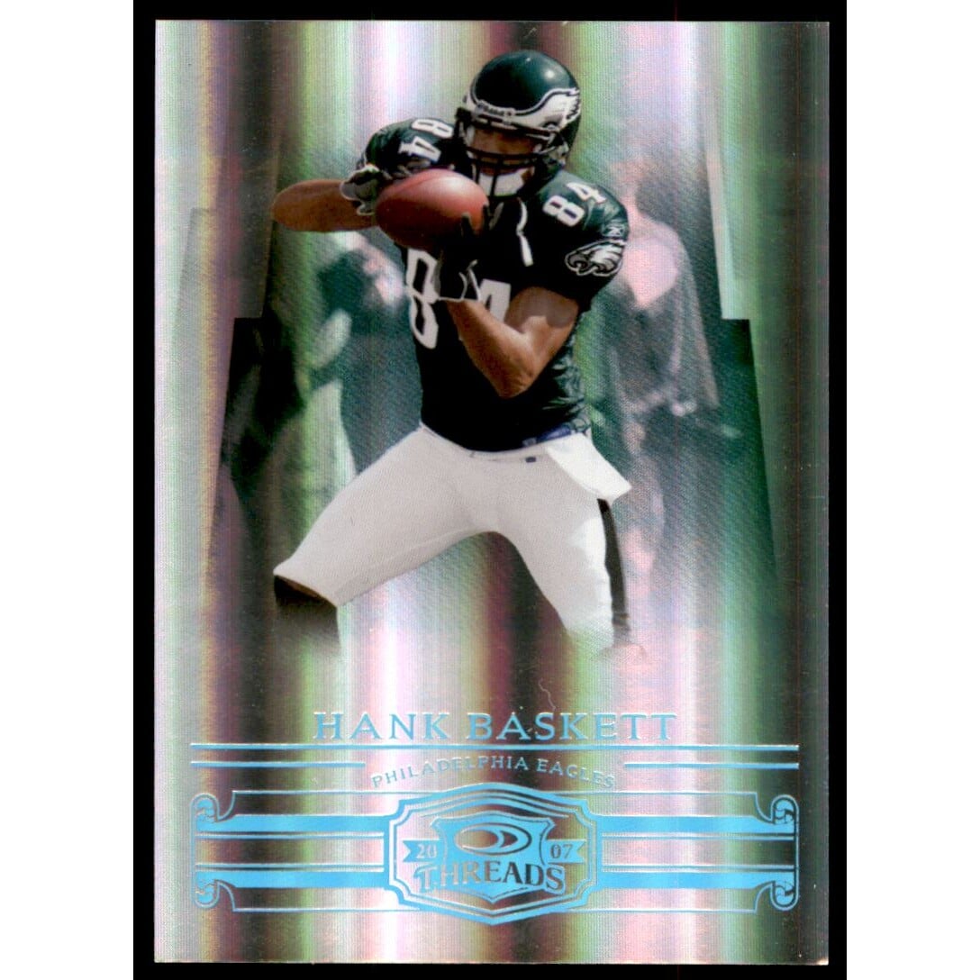 2007 Donruss Threads Platinum Holofoil #130 Hank Baskett. rookie card picture