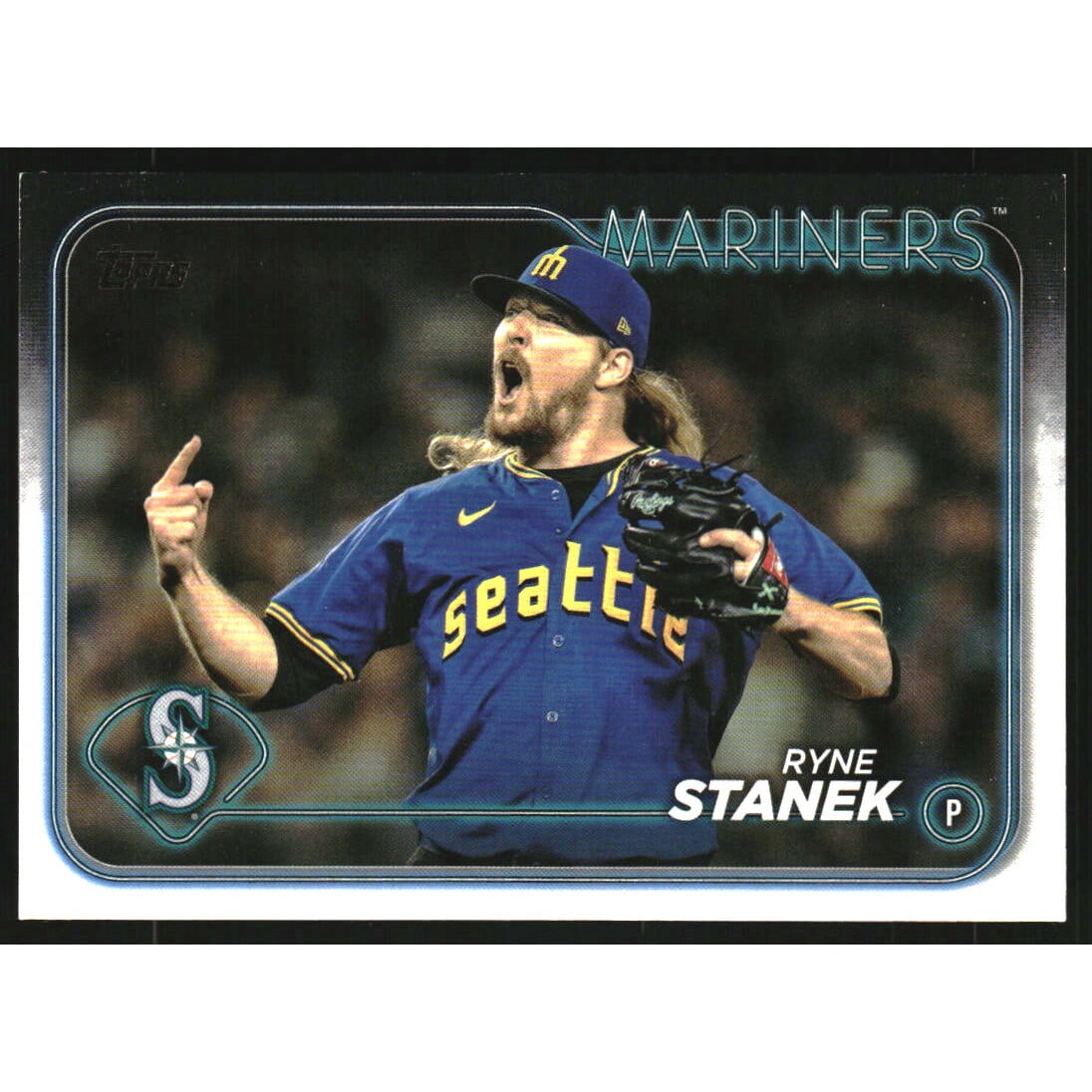 2024 Topps Update Golden Mirror Image Variations #US121 Ryne Stanek. rookie card picture