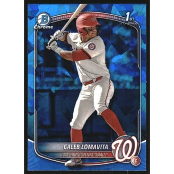 2025 Bowman Chrome Sapphire Prospects #BCP120 Caleb Lomavita