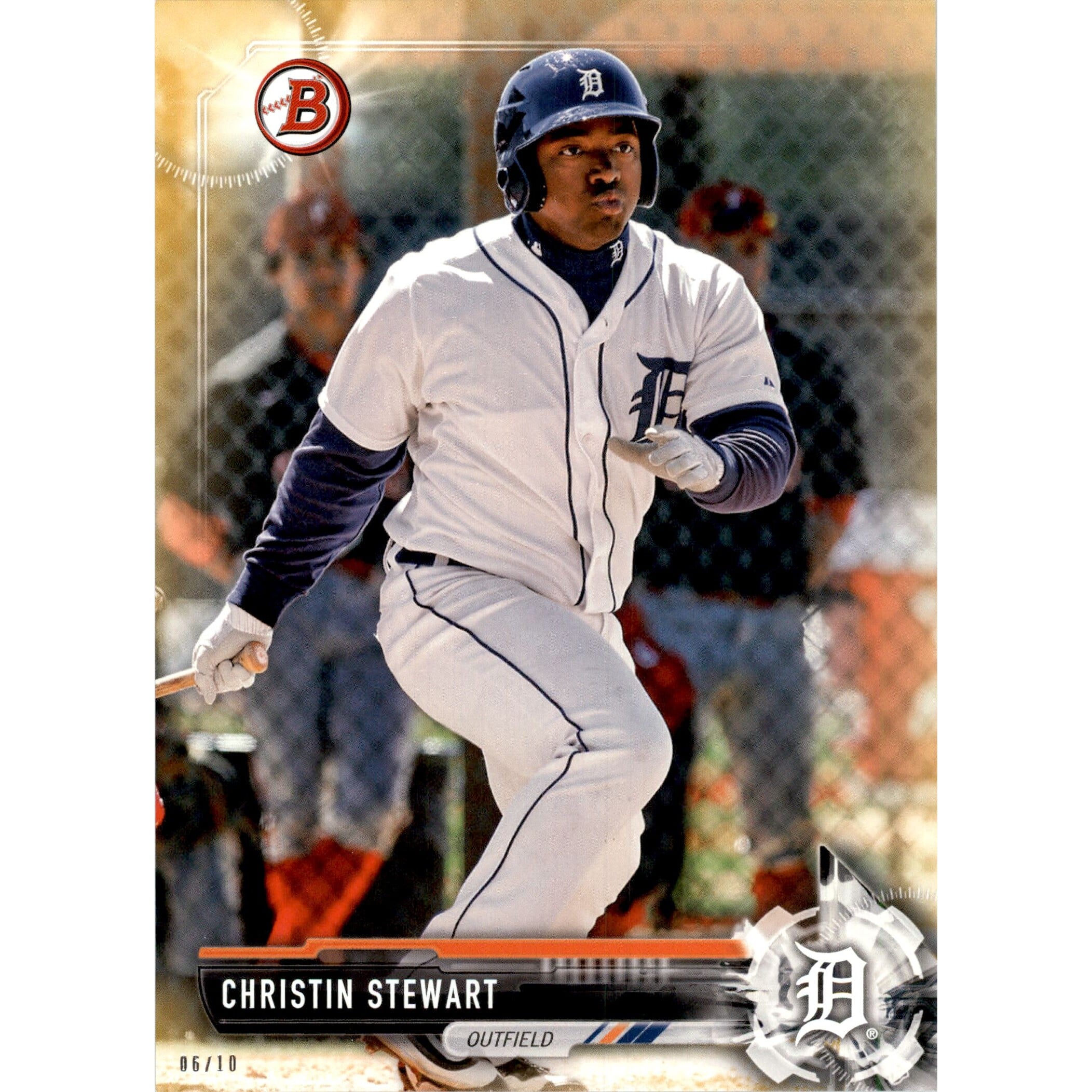 2017 Bowman Draft 5x7 Gold #BD91 Christin Stewart. rookie card picture