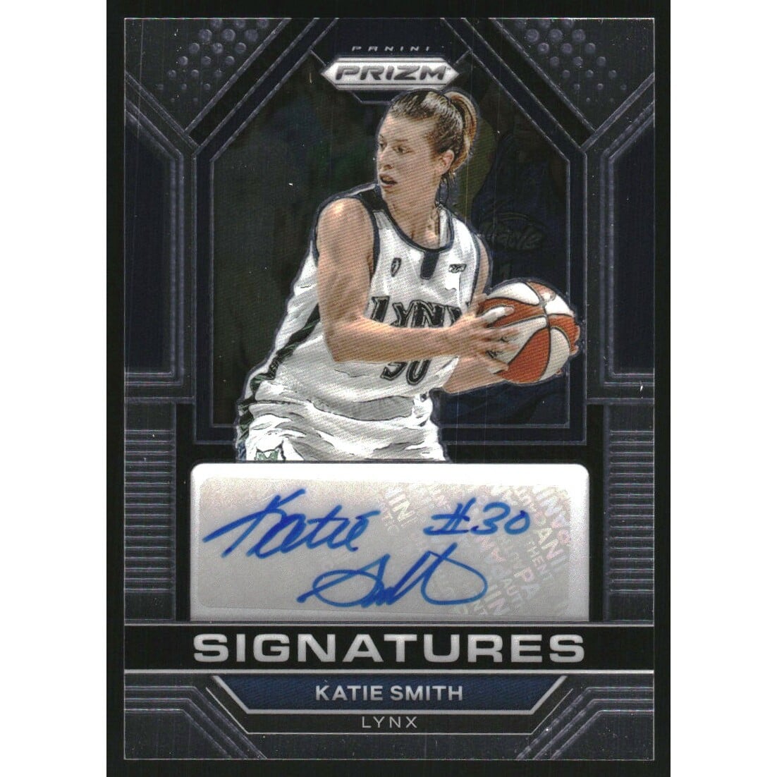2023 Panini Prizm WNBA Signatures #SGKSM Katie Smith. rookie card picture