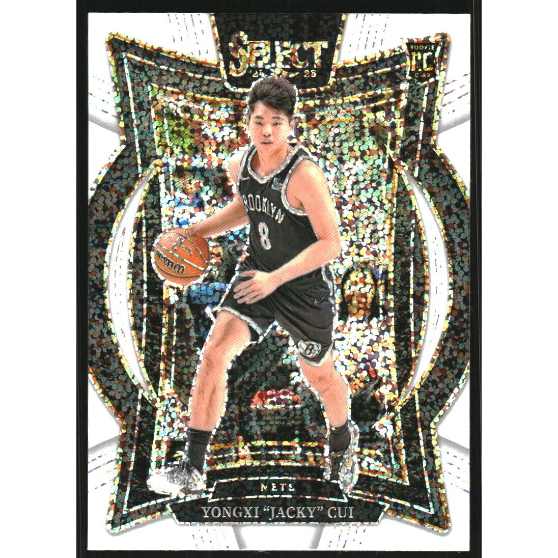 2024-25 Select White Sparkle Prizms #94 Yongxi “Jacky” Cui 2024-25 Select White Sparkle Prizms #94 Yongxi “Jacky” Cui