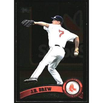 2011 Topps Black #653 J.D. Drew