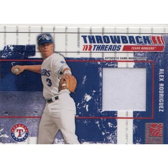2003 Donruss Elite Throwback Threads #49 Alex Rodriguez Rangers/Alex Rodriguez M's