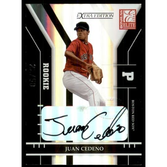 2004 Donruss Elite Extra Edition Signature #247 Juan Cedeno ROO/50