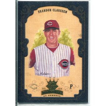 2004 Diamond Kings Framed Gold #56 Brandon Claussen