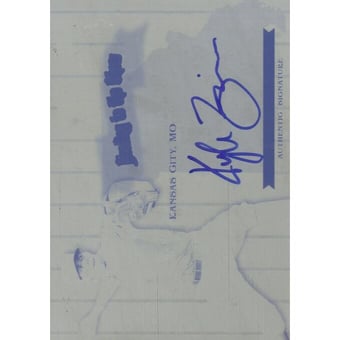2012 Leaf Ultimate Draft Heading to the Show Printing Plates Black #GC1 Gavin Cecchini