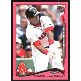 2014 Topps Update Pink #US162 Yoenis Cespedes