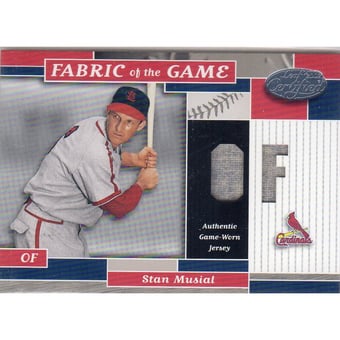 2002 Leaf Certified Fabric of the Game #17PS Stan Musial/10