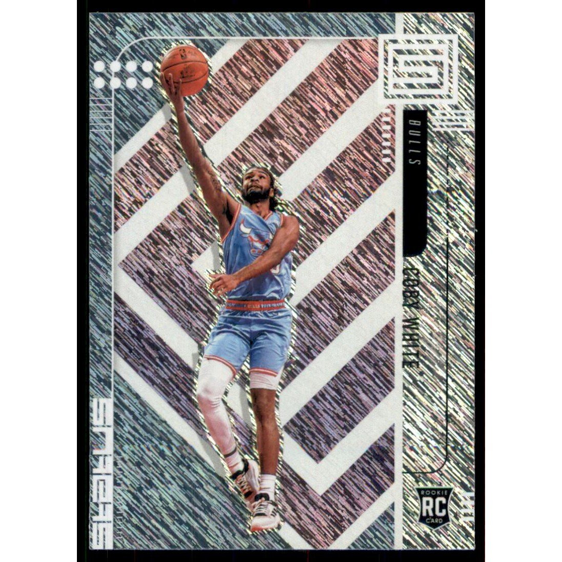 2019-20 Panini Status Blue #200 Coby White. rookie card picture