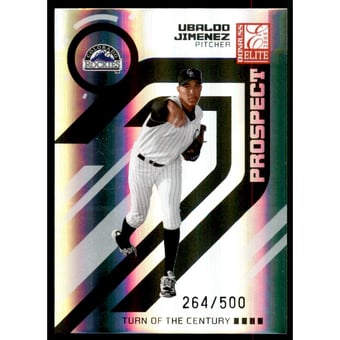2005 Donruss Elite Turn of the Century #175 Ubaldo Jimenez