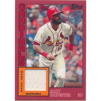 2019 Topps '84 Topps Relics Red #84RMC Matt Carpenter S2